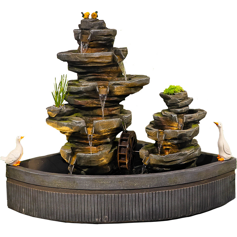 Bonsai Garden With Pond - Decoração de jardim com lago de