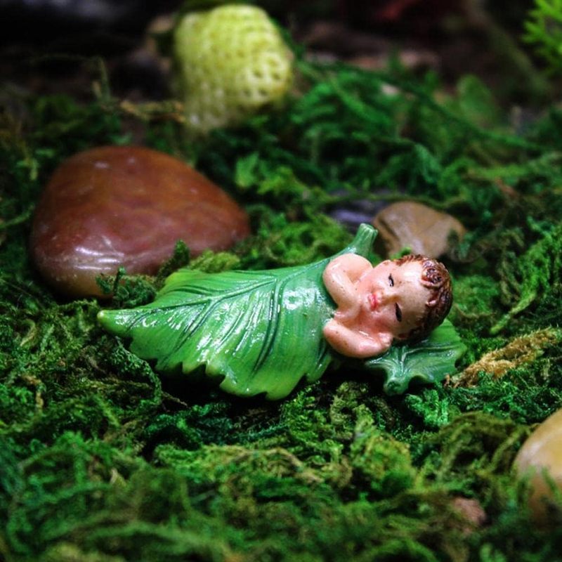 Landscape Bonsai Garden - Estatueta Miniatura de Fada em Resina,