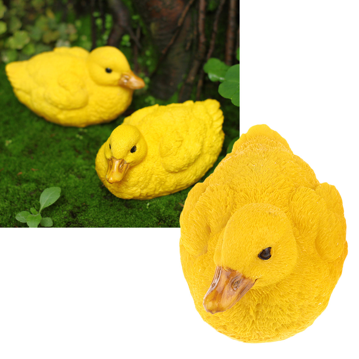 1 Par de Patos Amarelos Decora - Bonsai Garden With Pond avaliação e preço