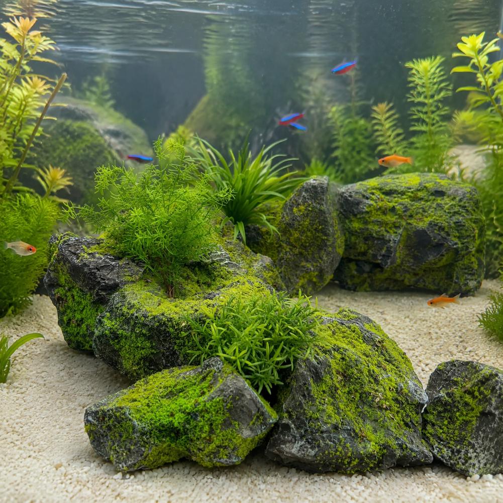 Pedras de Musgo Artificial par - Bonsai Garden With Pond avaliação e preço