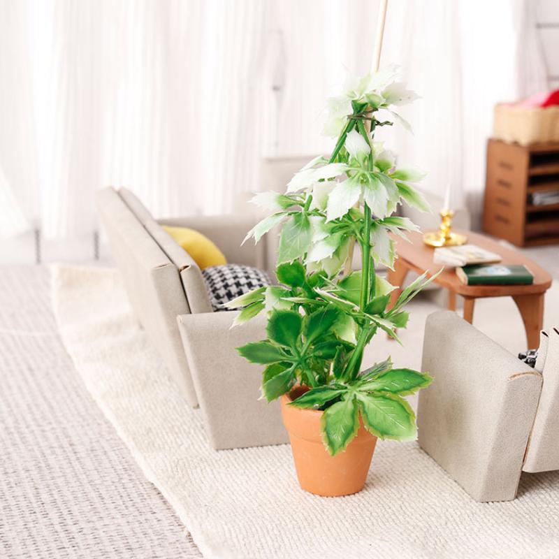 1/12 casa de bonecas simulação - Landscape Bonsai Garden avaliação e preço